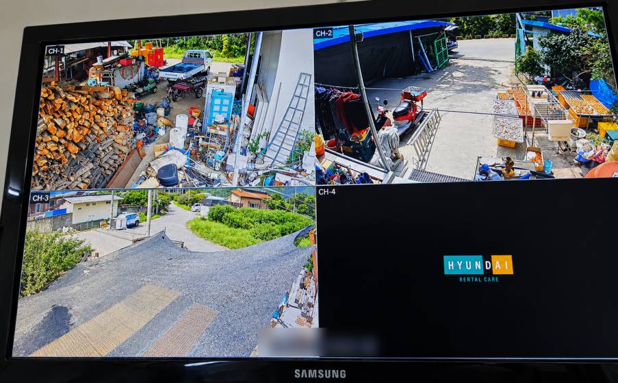 CCTV 모니터링 모습