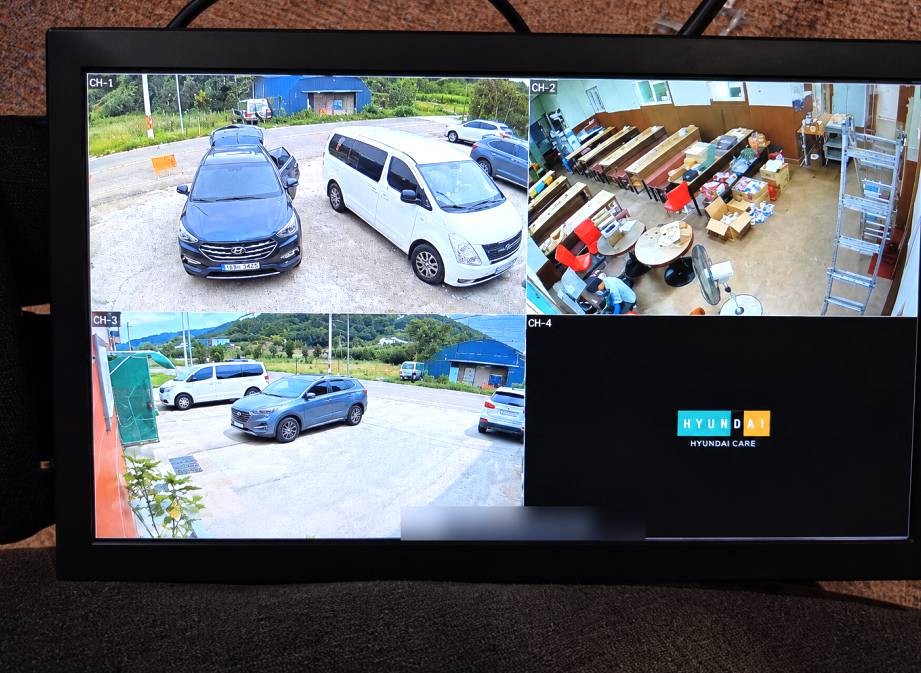 CCTV 모니링 모습